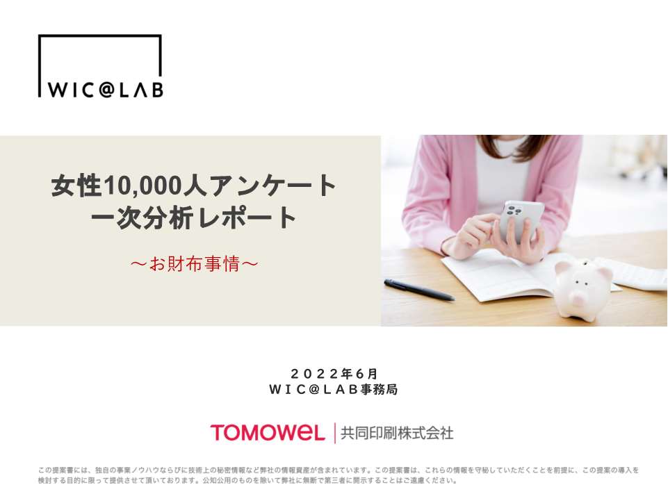 女性10,000人アンケートレポート2022年6月号